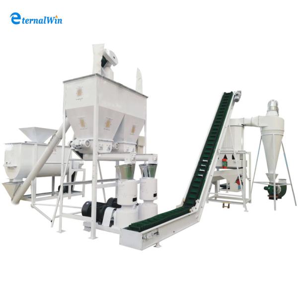 Customizable Animal Feed Pelletizing Line with Engineer Guide Installation and