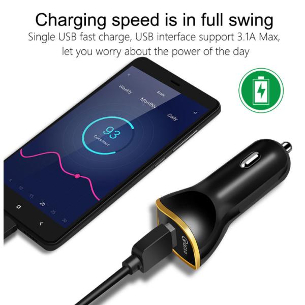 Mini High Speed Quick Charge 3.0 Car Charger For Laptop Work Tempreture -10 - 45 Degrees