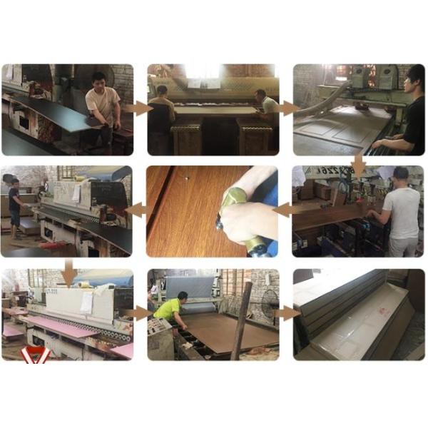 Environmental Friendly Laminated Particle Board Cabinets Wardrobe For Bedroom