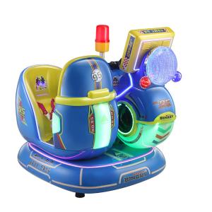 Fiberglass 3D Games Kiddie Ride Car with 1 Player Coin Pusher and Eye-catching