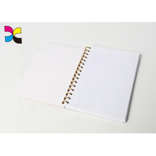 Quality Kraft Hard Cover Recycled Spiral Notebook Printing / Paperback Printing Services wholesale