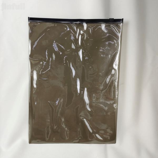 Quality Reusable PVC Pouch With Zipper Regenerative Material For Various Clothes wholesale