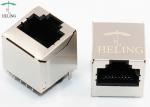 8P8C Vertical Network Connector RJ45 For Telecom / Datacom RoHS Compliant