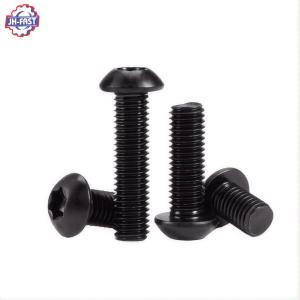 Black Torx Button Mushroom Head Screw M2 M2.5 M3 M4 M5 M6 M8 Anti-theft Tamper