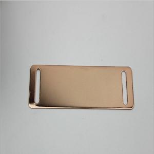 2019 Custom Iron Material Light Gold Shoelace Charm Beads Diy Shoelace Buckles