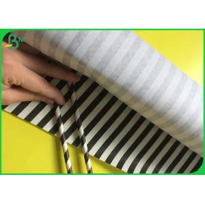 Width 15mm Straw Wrapping Paper Roll Biodegradable / Compostable 60GSM 80GSM