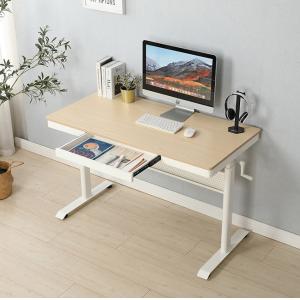 Mini Student Study Table Manual Height Adjustment Modern Nordic Design 80 kgs Capacity