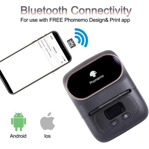 Transparent Decal Waybill Sticker Label M110 Thermal POS Printer Max. Resolution 203pdi