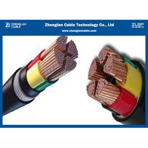 LV 16 Sqmm 4 Core Aluminium Armoured Cable CU/XLPE/SWA/PVC ISO 9001 2015