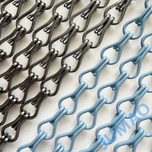 Aluminum Chains In Horizontal Or Vertical Panels 10mm*22mm Hook Size Heavy Duty
