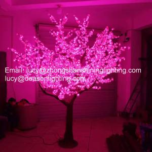 outdoor artificial trees with lights