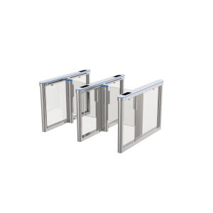 Automatic Opening Swing Barrier Turnstile Artificial Marble High Security