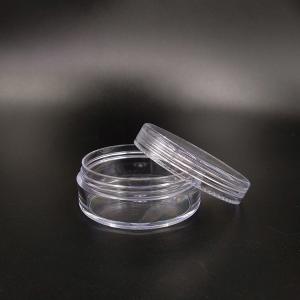 Personalized 30ml Smooth Plastic Cosmetic Jar with Custom Logo