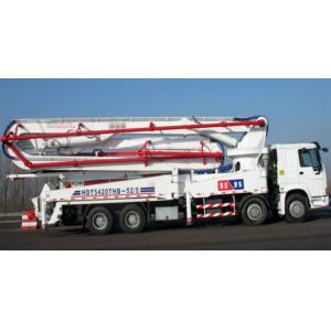 Sinotruk HOWO Concrete Pump Truck With 21m Flexible And Efficient Telescopic