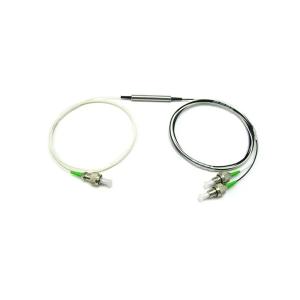 PLC Fiber Splitter 1x2 With Micro Steel Tube SC APC / SC UPC