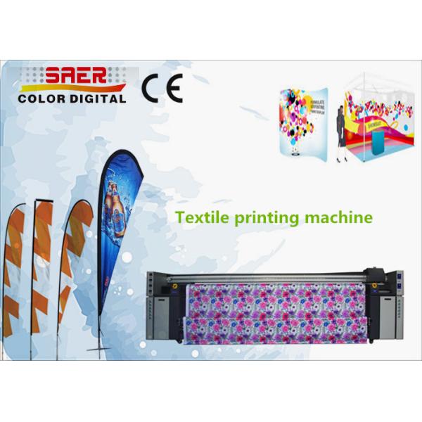 Quality Table Cover Inkjet Digital Fabric Printing Machine / Curtain Fabric Printer 1440dpi wholesale