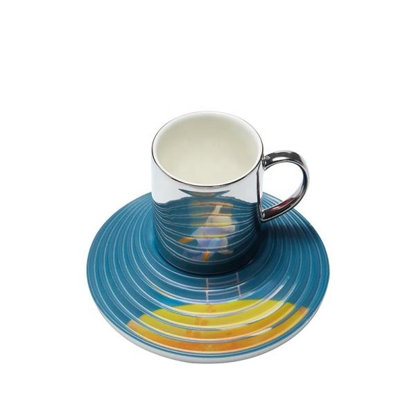 Ceramic Cup Saucer Set Ceramic Mug And Compartments Ceramic Plates Sets