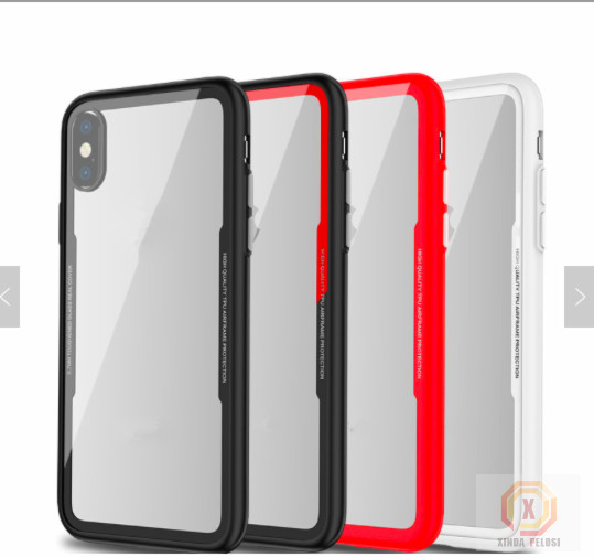 2018 Armor Glass Shell Tempered Glass Phone Case For Iphone X Shockproof Phone