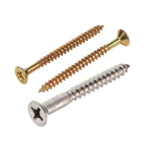 Inch Cross Recessed Countersunk Head Wood Screws