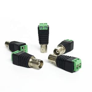 Solderless Screw Terminal BNC Female Male Connector Adapter for CCTV Camera