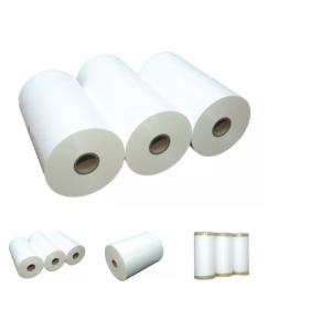 China 18miu Glossy Bopp Clear Thermal Laminating Film Roll 1700mm Width on sale