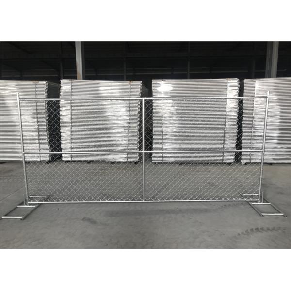 Quality 8FT X 12FT 12.5GA wire 38mm outer tubing temp chain link construction security fence panels wholesale