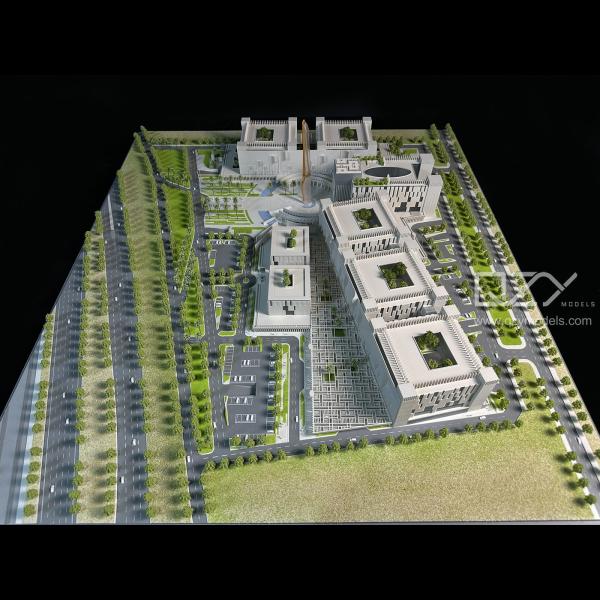 Quality Structural Landscape Architectural Massing Model 1:500 Doha Cassation Court wholesale