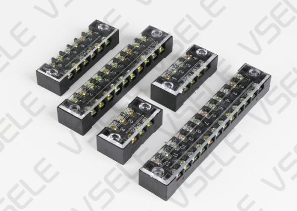 Quality Barrier Type Terminal Block With Cover Screws / Dual Row Terminal Block wholesale