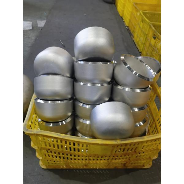 SCH5 to SCH80 304 316L Stainless Steel Butt Welded Pipe SS Cap