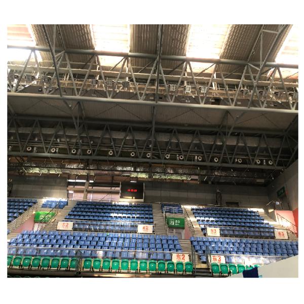 CAD Mild Steel Roof Truss Structure Roof Bending For Sports Stadium