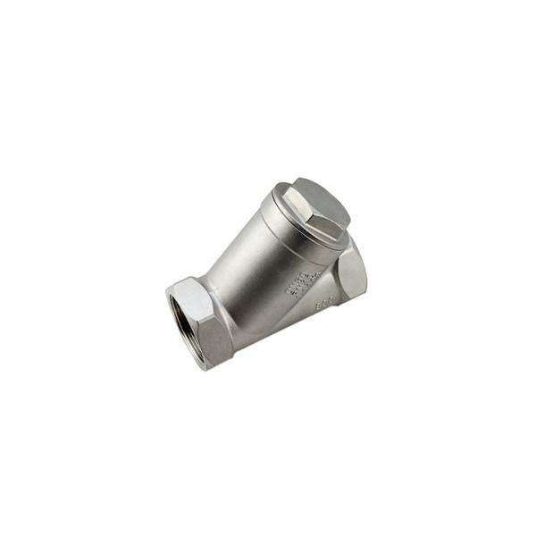 Quality PTFE Seat Stainless Steel Spring Check Valve 304SS Spring BSP End 316SS Angle Seated wholesale