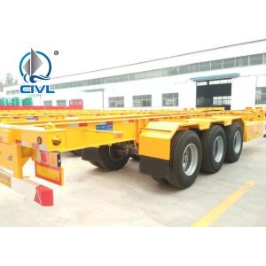Skeletal Container Semi Trailer 3 Axles 40 Feet Container With JOST Landing Leg