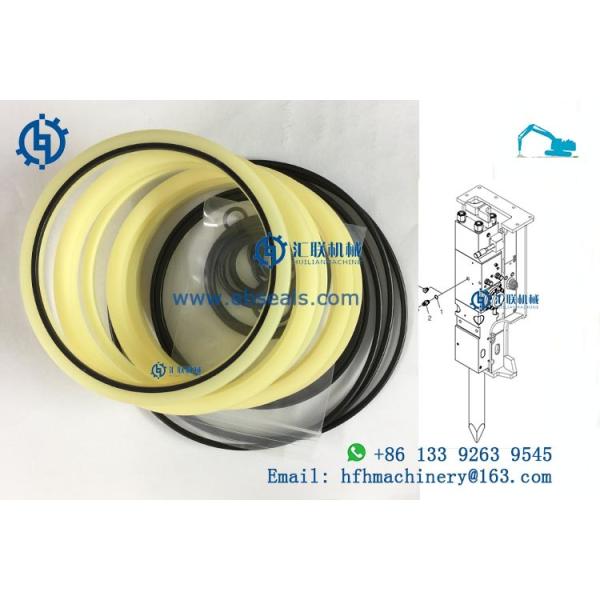 D&A 150V Hydraulic Breaker Seal Kit For DNA Hammer D&A150 NBR PU Material