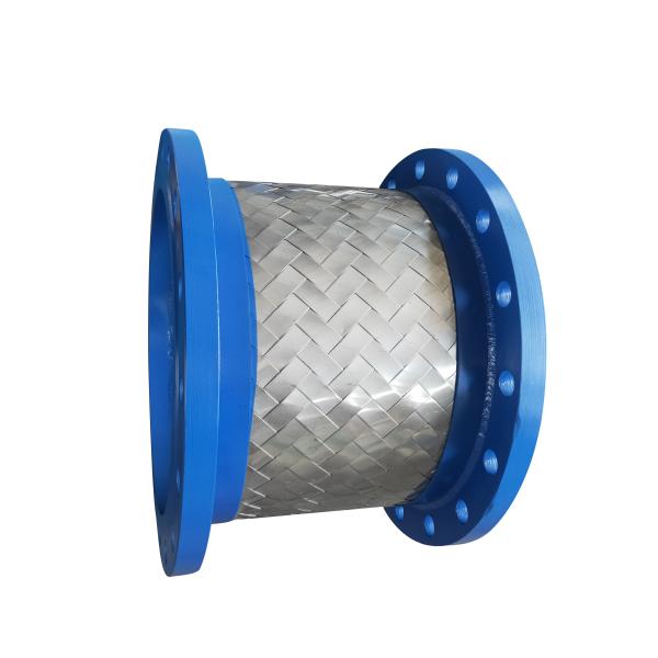 PN10 PN40 Flexible Stainless Steel Braided Hose With And Minimum Bending Radius