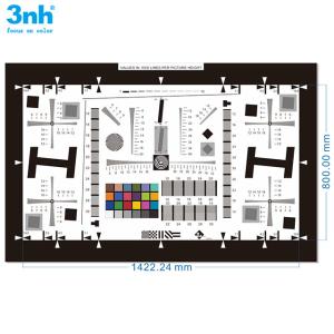 Cheap 4000 Lines Resolution Test Chart 3nh Customized ISO 12233 With Color Patches 4X for sale