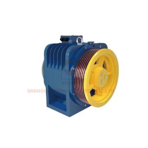 Permanent Magnet Synchronous Gearless Traction Machine With Single Wrap