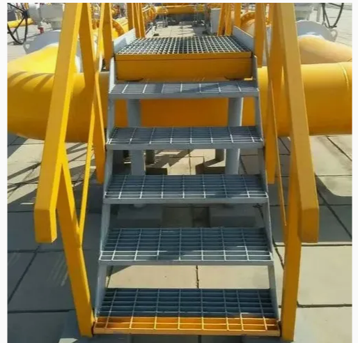 Steel Grating Lattice Platform Stair Treads Hot-DIP Galvanized