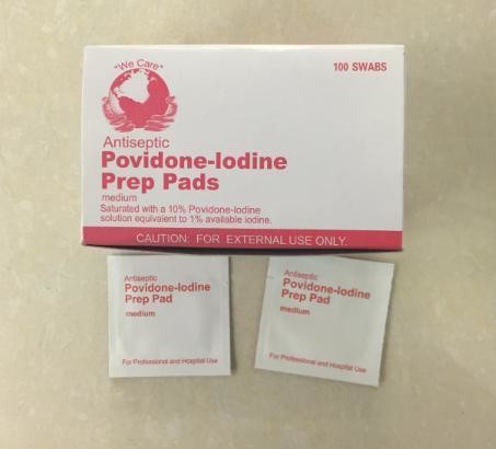 Quality Antiseptic Medical Device Consumables Safety Clean Lodine Prep Pads wholesale