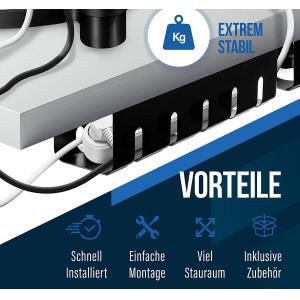 Organize Your Office Cables with this Non-folding Rack Cable Management