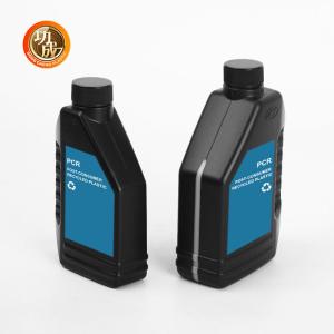 Custom Label PCR Plastic Engine Oil Bottle 1500ml Smooth Mouth