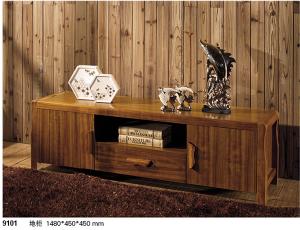 Cheap Simple Wood TV stand design Living room set/solid wood floor cabinet set for sale