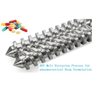 China Barrel Screw For Hot Melt Extrusion Process For Pharmaceutical Drug Formulation on sale