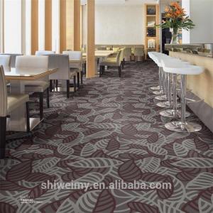 Modern style 7*7*7 axminster gray printed lobby carpet