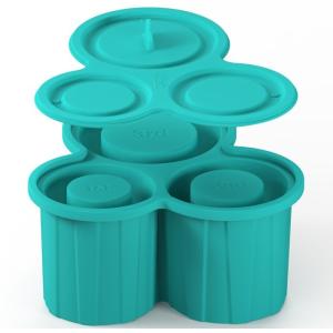 Convenient Hollow Cylinder Ice Maker for 20-40 oz Tumbler Cups Silicone Material