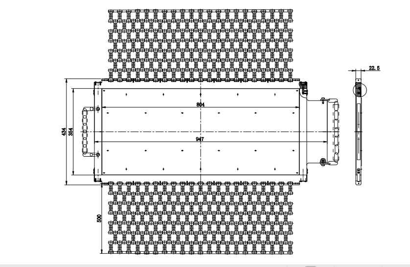 20.000kg Max Capacity Truck Axle Scales with OIML Certification and Load Cell