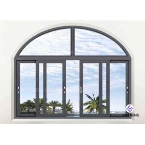 Residential 60 Series Aluminium Glass Sliding Windows With Mosquito Net