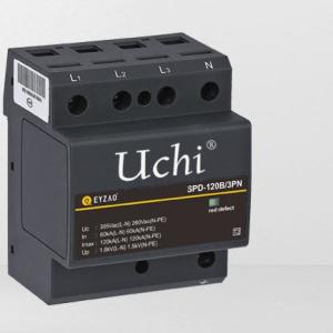 China Red Thermoplastic Housing Surge Protector SPD 120kA Secondary on sale