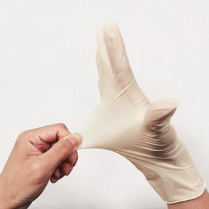 White Disposable Latex Gloves Lightly Powdered Rubber Cleaning Gloves 100 Pcs