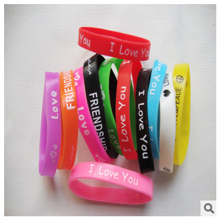 Quality Compact Printed Silicone Wristbands Bracelets Memorable Custom Rubber Bracelets wholesale