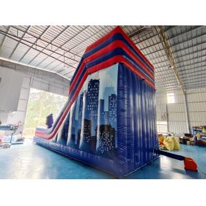 Commercial Inflatable Double Slides Spider-Man Inflatable Dry Slides Castle For